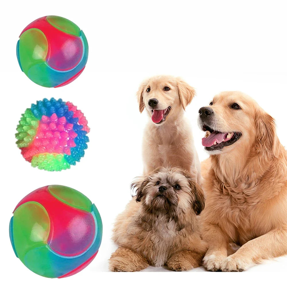 Fun Pet Toys Small Dog Flash Ball Dog Toys - MyPetDollar.com