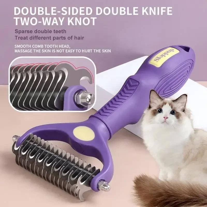 Dog Grooming Comb Pet Deshedding Brush - MyPetDollar.com