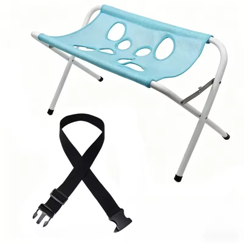 Non-Slip Foldable Pet Grooming Bath Stand Hammock – Dog Beds & Mats