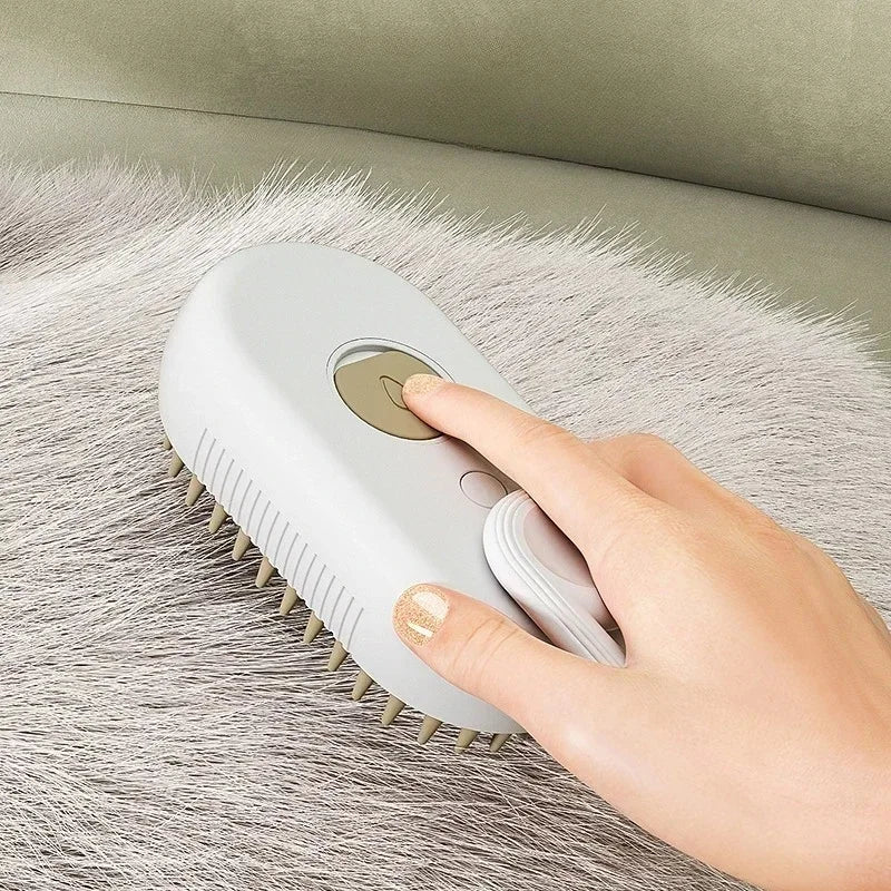 Cat Dog Pet Spray Massage Brush 3 in 1 One - MyPetDollar.com