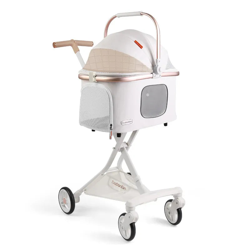 Foldable Detachable Pet Stroller Lightweight - MyPetDollar.com