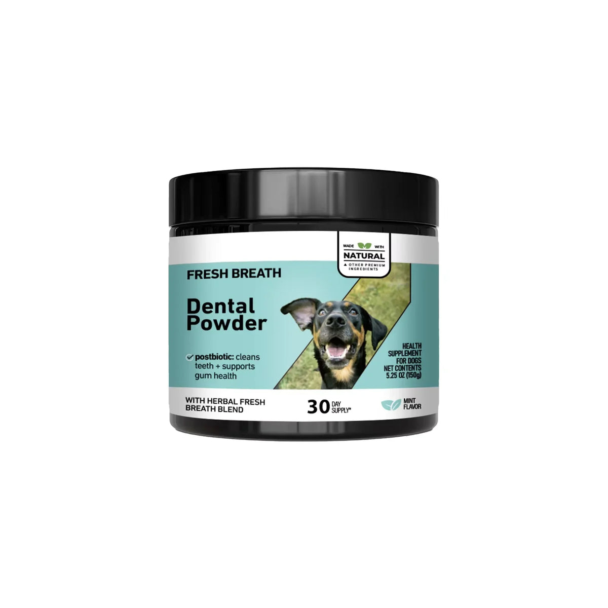 Pet Dental Care Powder – Mint Formula for Dogs & Cats Cleans – 3 Colors