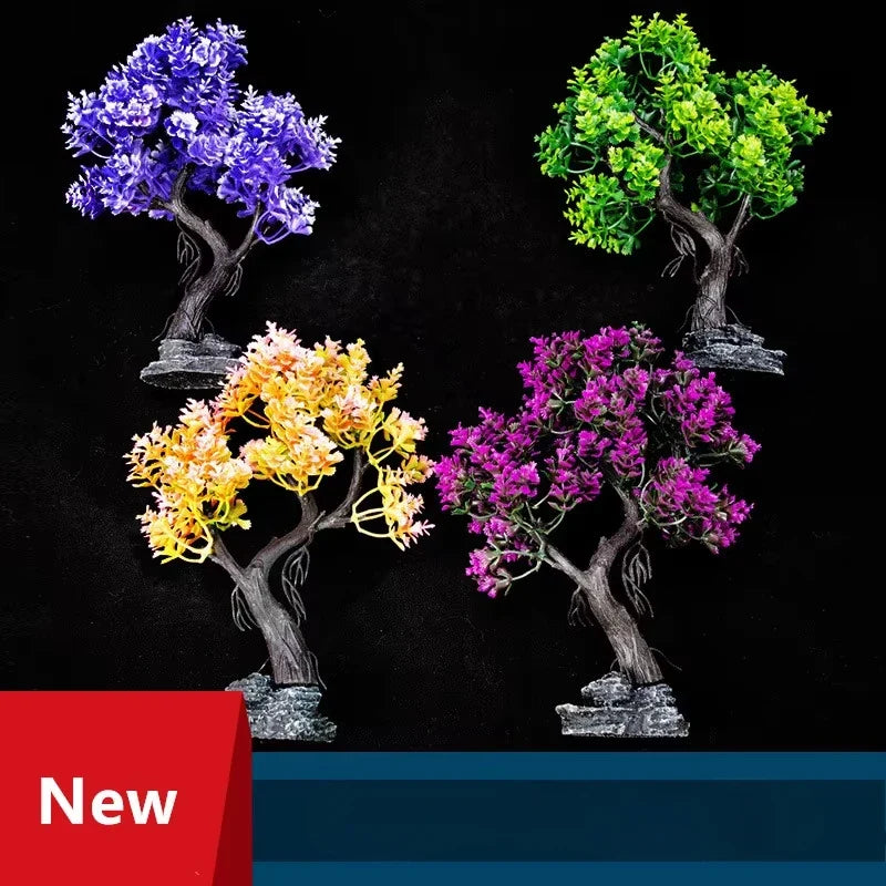 New Simulation Moss Tree Fish Tank - MyPetDollar.com