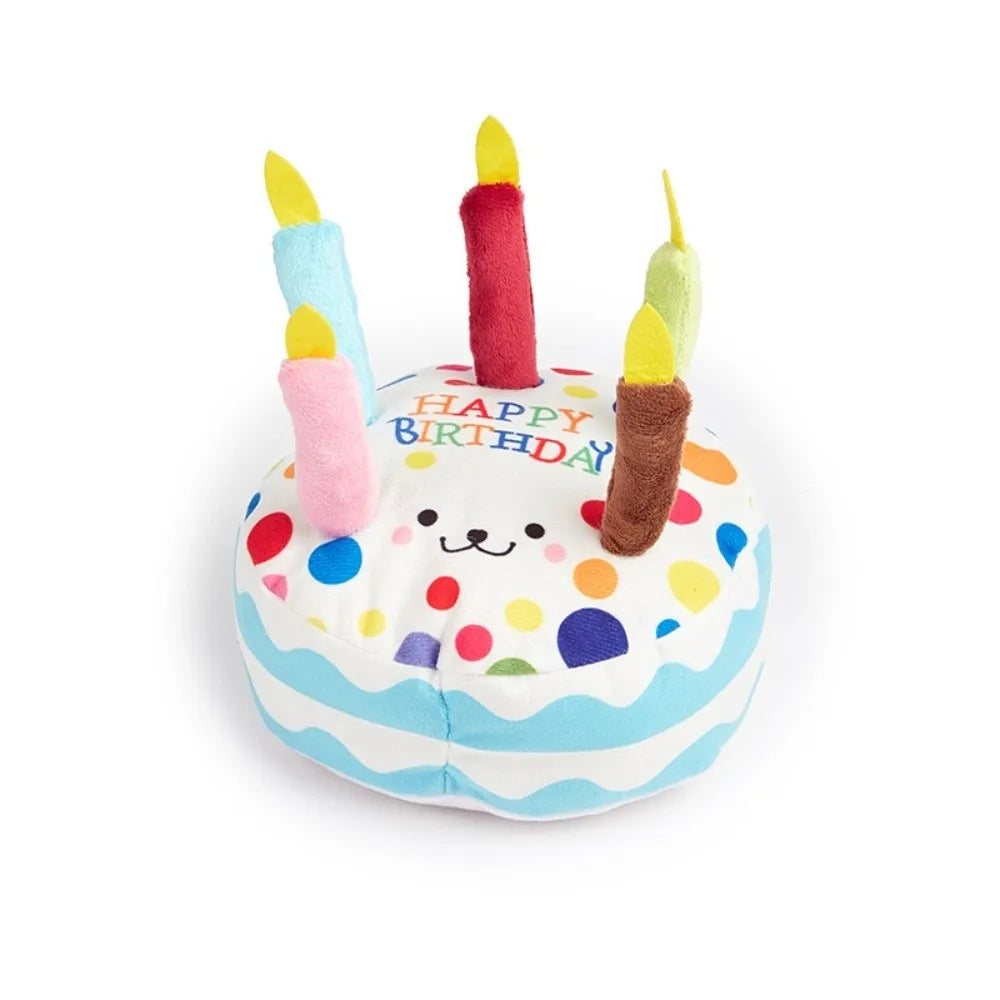 Birthday Cake Dog Toys Interactive Bite Resistant Gnaw – 4 Colors