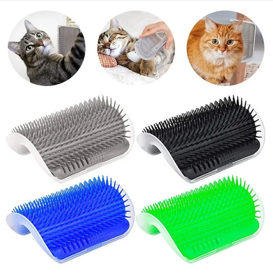 1/2/3pcs Cat Self Groomer Brush Wall Corner - MyPetDollar.com