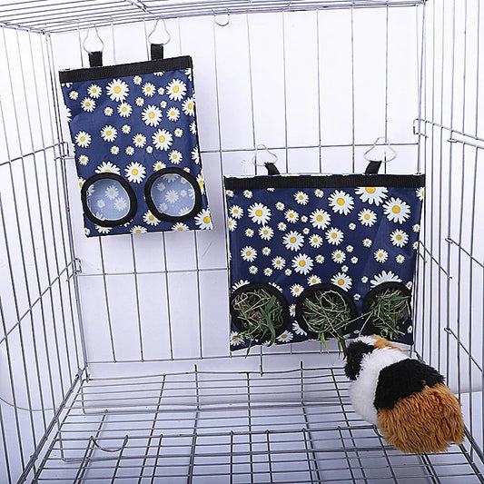 Hanging Dry Grass Feeder Bag for Rabbit, - MyPetDollar.com