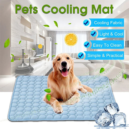 Summer Cushion Cool Ice Silk Cold Bed - MyPetDollar.com