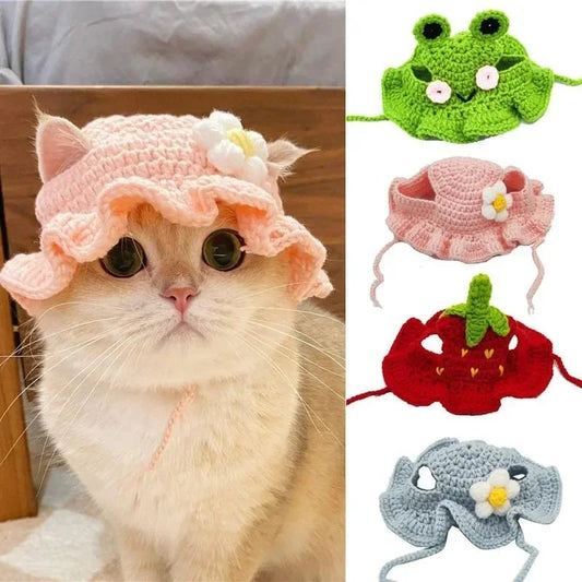 Cat Hats Elastic Cute Puppy Kittens Hat - MyPetDollar.com