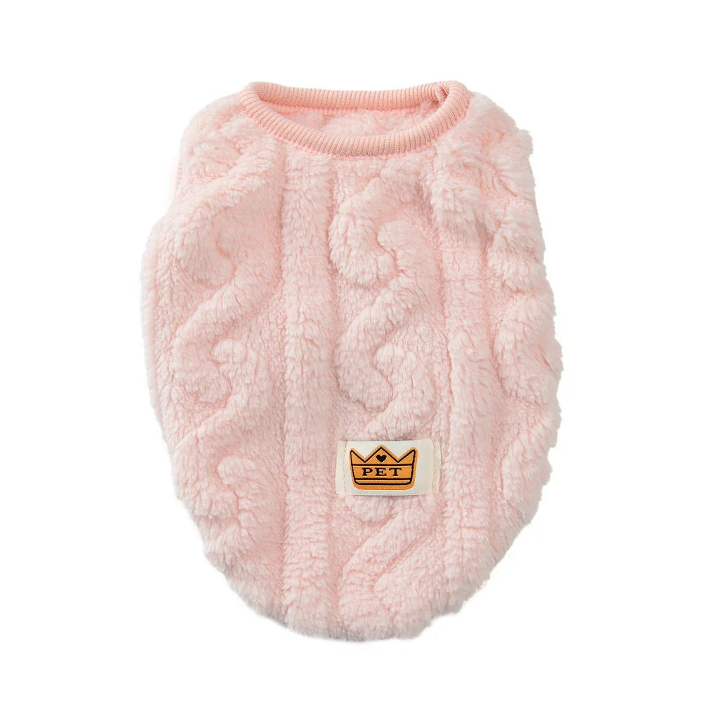 Autumn Winter Pet Cat Clothes Soft Fleece - MyPetDollar.com