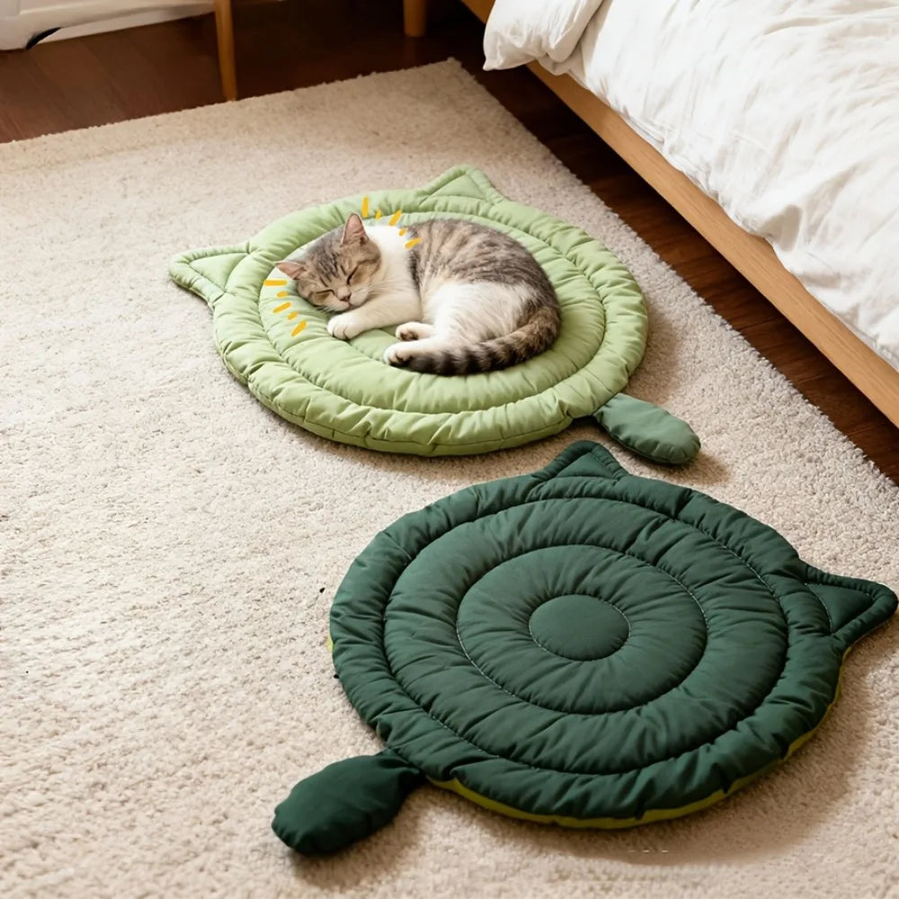 Cute Plush Cushion Cat Bed 1pcCat Shaped Pet - MyPetDollar.com