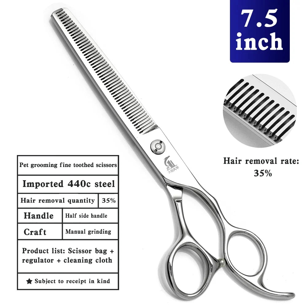 Pet Grooming Fine Toothed Scissors 7.5 Inch Jp440c Steel – Dog Supplies