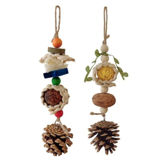 Bird Chewing Toy Funny Cotton Rope Pinecone - MyPetDollar.com