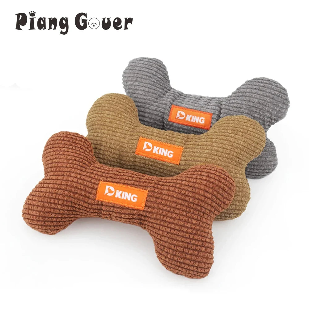 Bone Small Dog Toy Puppy Plush Pet Squeak - MyPetDollar.com