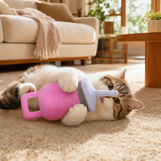 Fashion Pink Tumbler Pet Plush Doll, Lovely - MyPetDollar.com