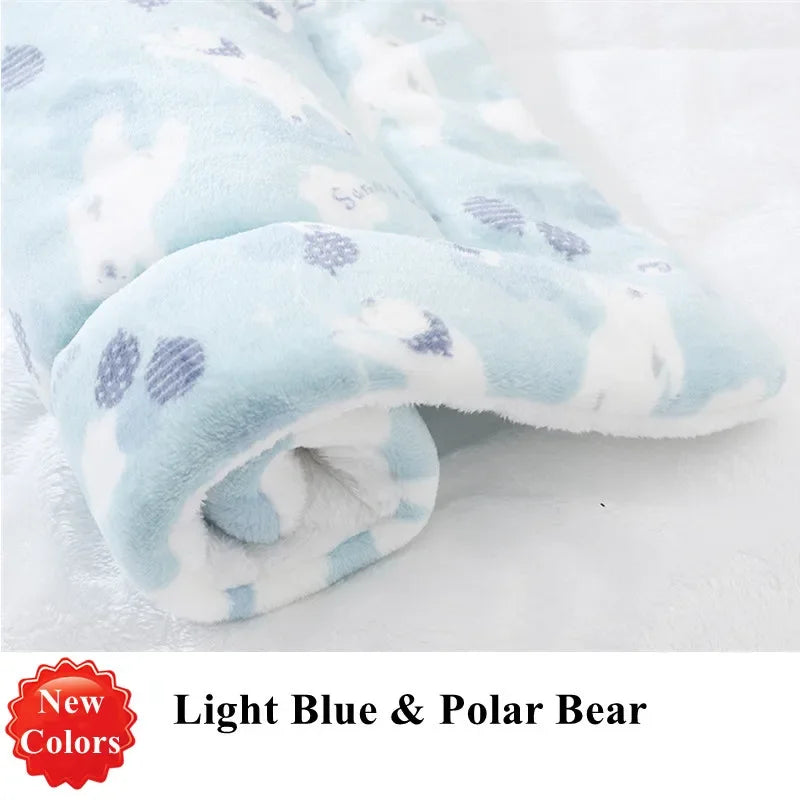 Pet Sleeping Mat Warm Dog Bed Soft Fleece - MyPetDollar.com