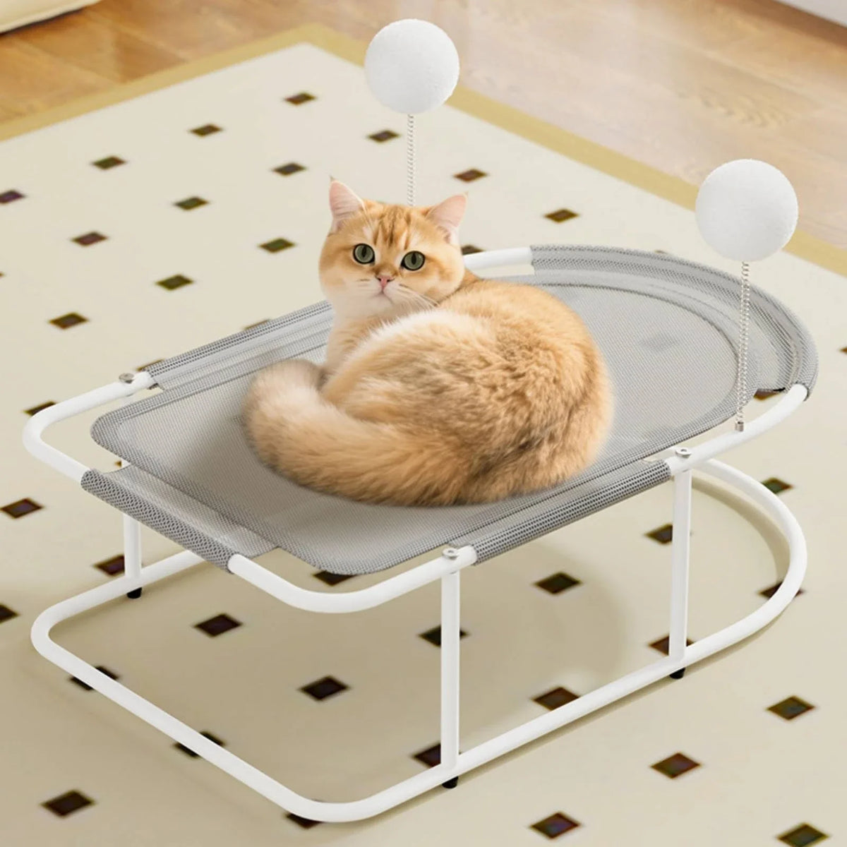 Elevated Cat Bed Cool Cat Hammock Furniture - MyPetDollar.com
