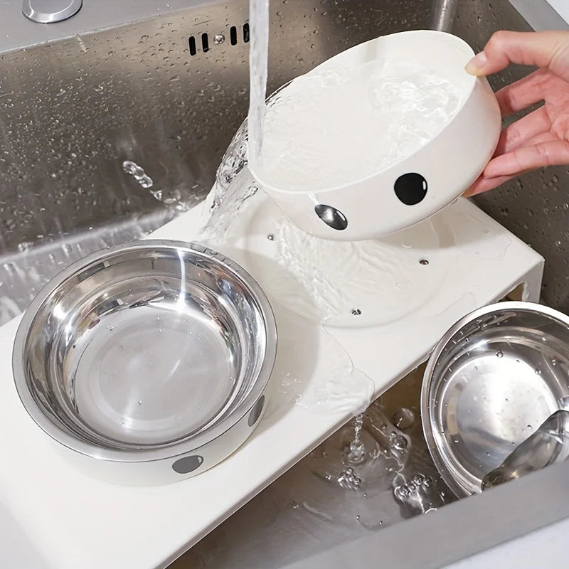 Elevated Pet Dog Feeder Bowls Raised Stand - MyPetDollar.com