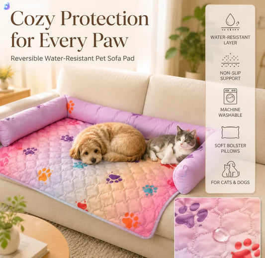 Reversible Waterproof Pet Sofa Bed Mat, - MyPetDollar.com