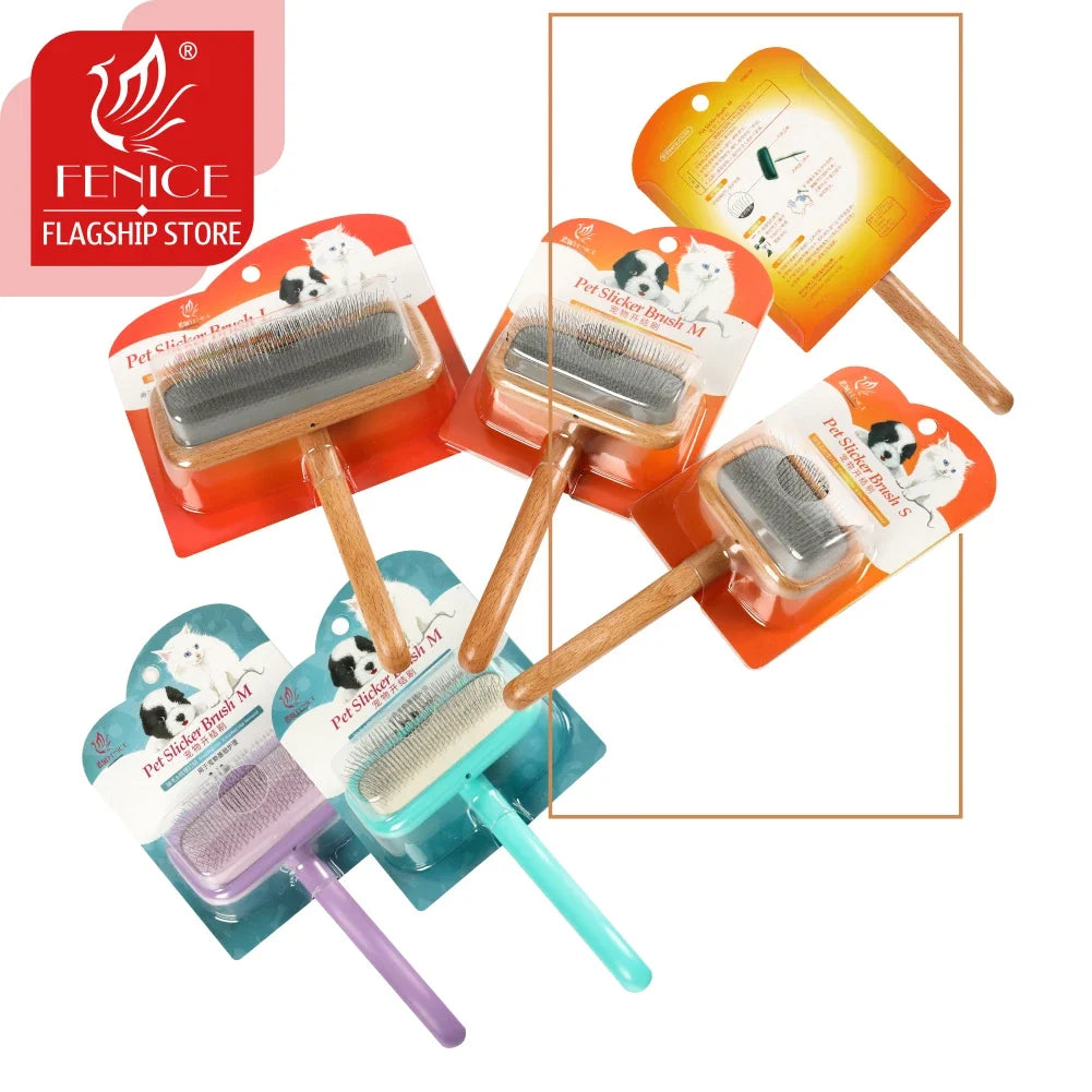 Fenice Pet Grooming Steel Shedding Long Comb - MyPetDollar.com