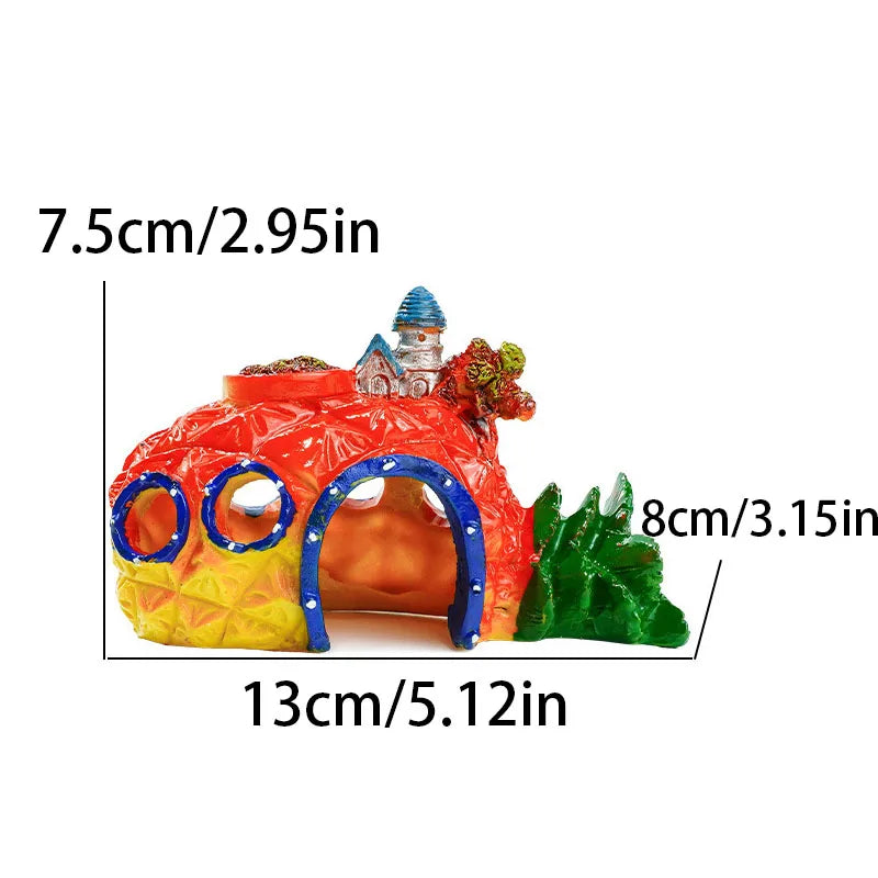 Mini Mushroom Conch Shell Hideout for Hermit Crab Aquarium – Reptile Supplies