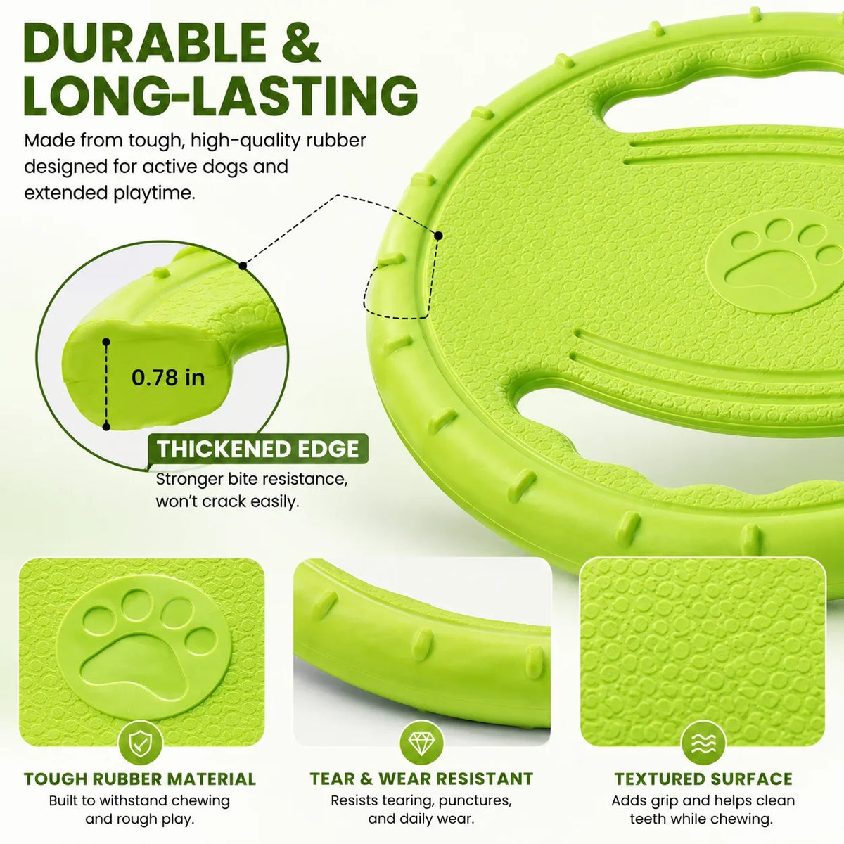 Interactive EVA Flying Disc Dog Training Toy – view 5