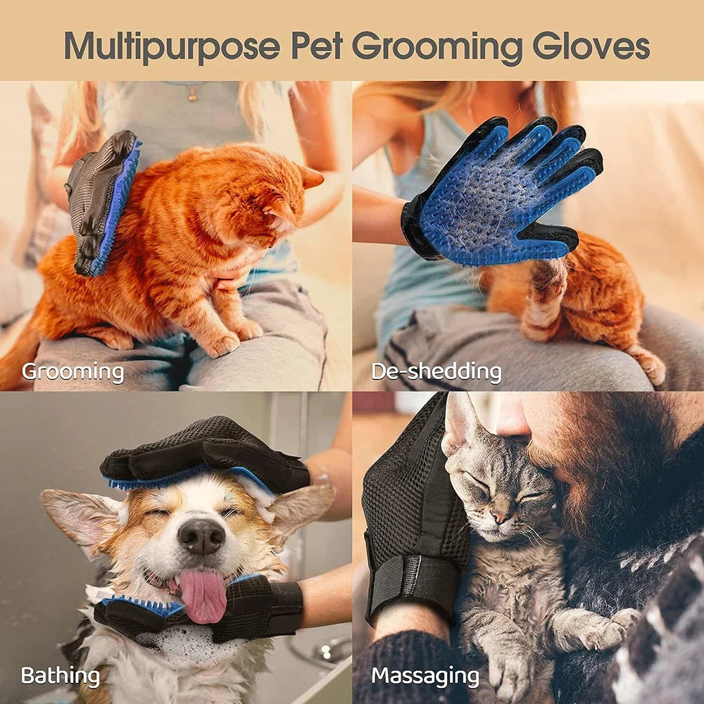 1Pcs Cat Hair Removal Gloves Pet Beauty - MyPetDollar.com