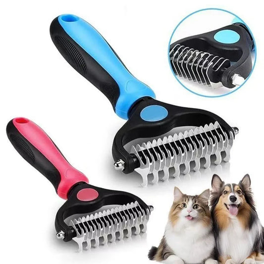 Pet hair removal comb, 2-in-1 double-sided - MyPetDollar.com