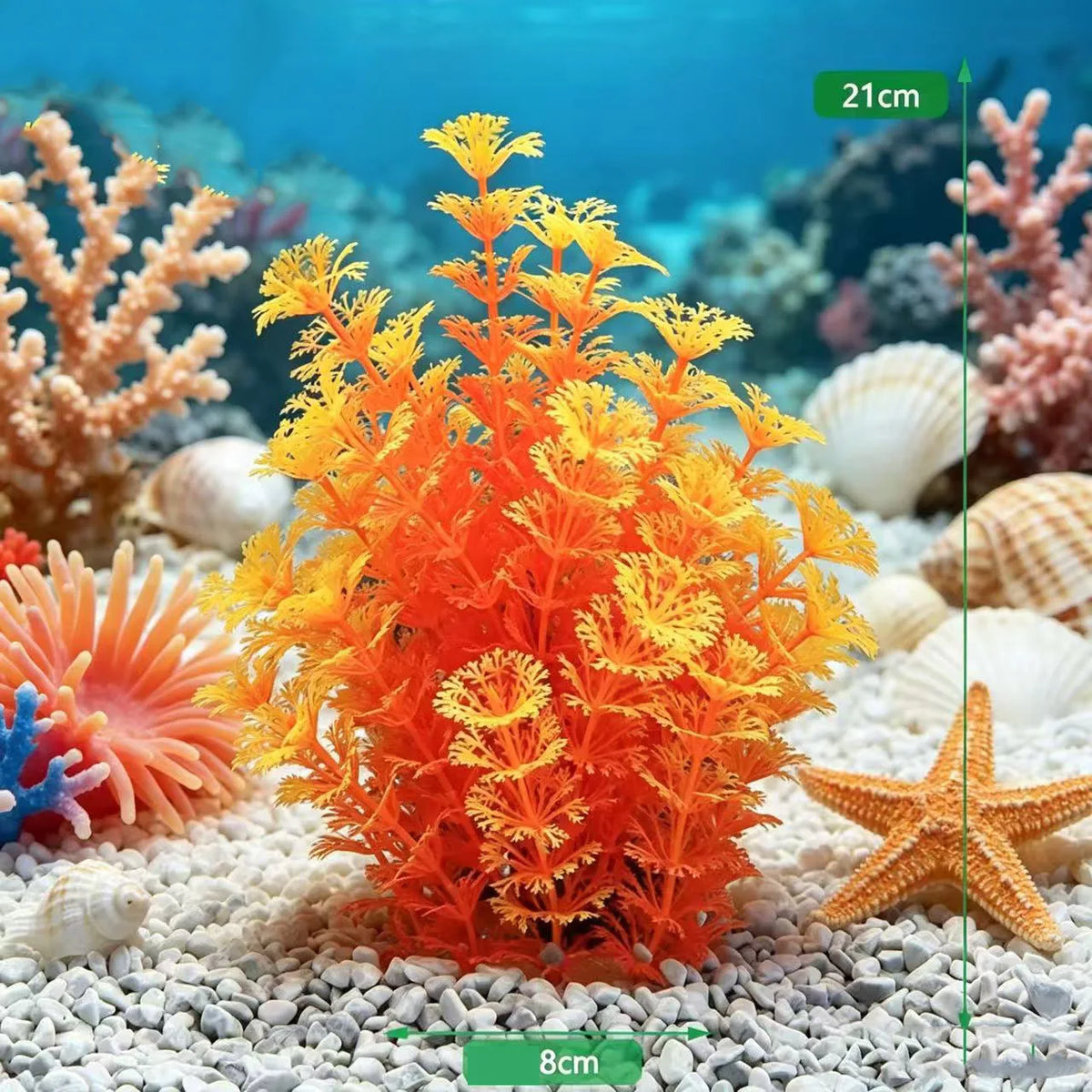 Plastic Artificial Aquarium PVC Plants - MyPetDollar.com