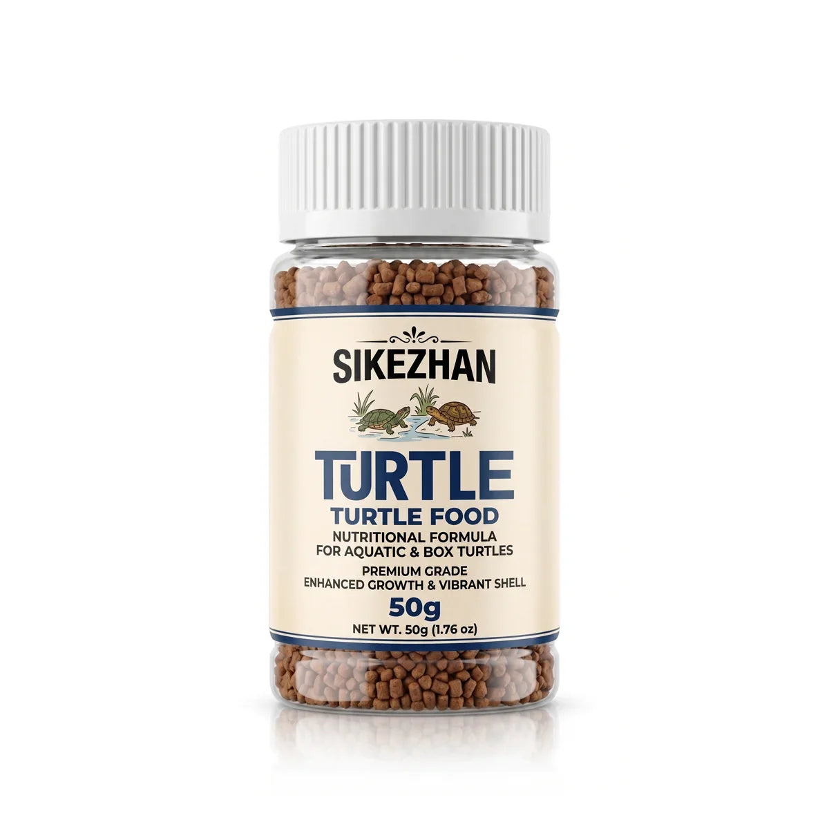 Sikezhan Turtle Food 50g Probiotic Pellets – 3 Colors