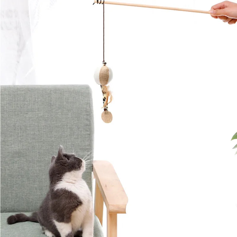 1PC Teaser Feather Toys Kitten Funny - MyPetDollar.com