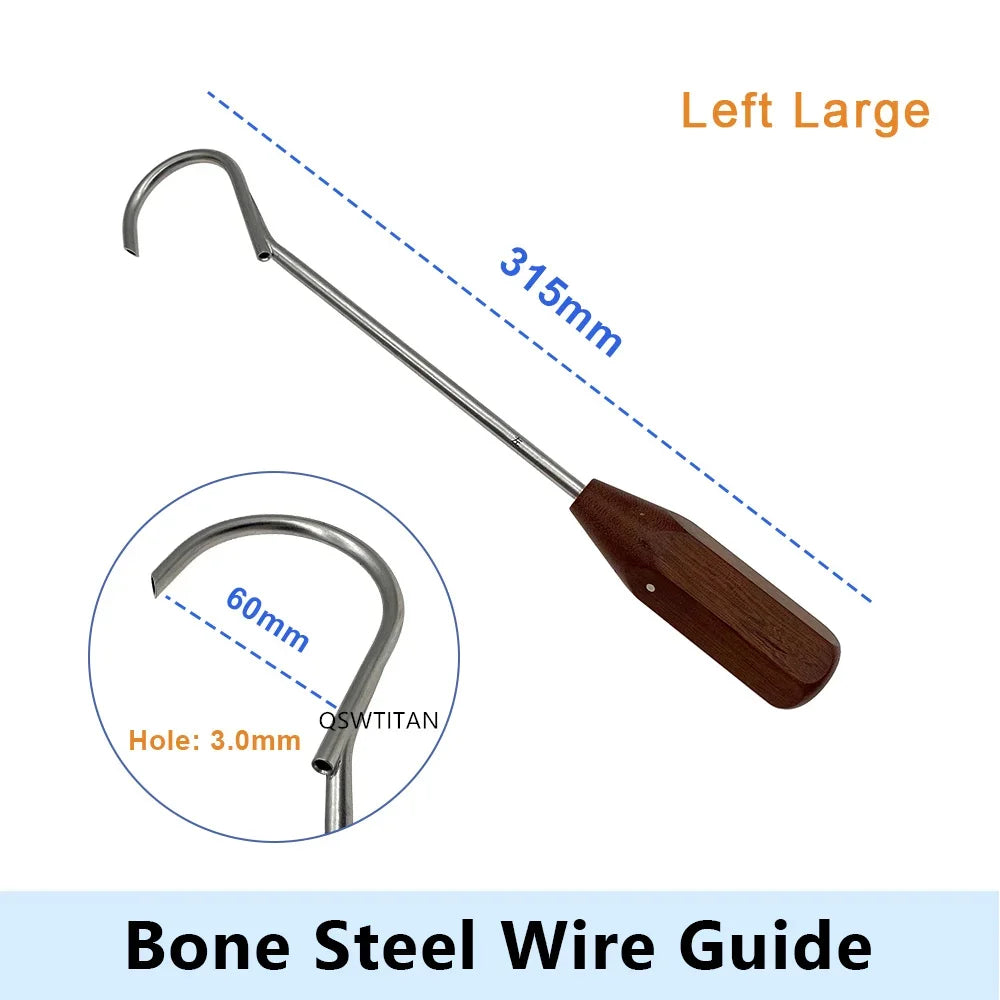 Orthopedic Wire Guider Passers 3mm Holes Stainless Steel for Dogs