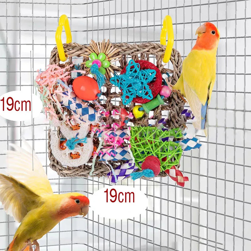 Parrot Bird Toys Foraging Wall Edible - MyPetDollar.com