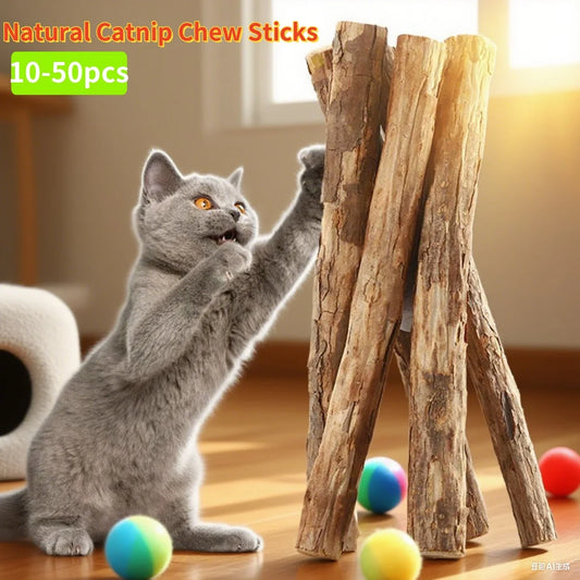 10-50PCS Natural Cat Catnip Toy Kitten Molar - MyPetDollar.com