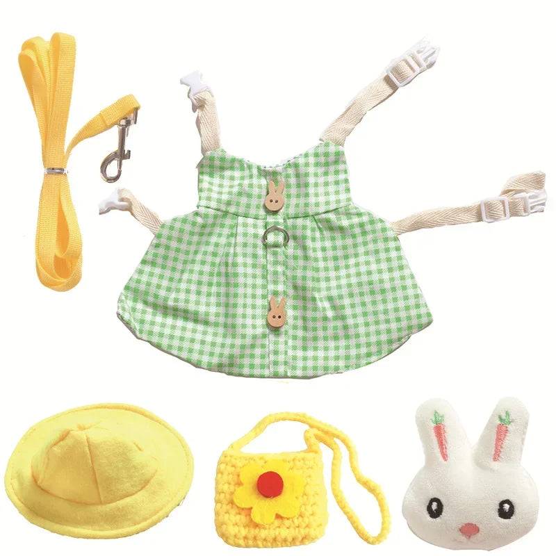 Cute Small Animals Harness Leash Set Print - MyPetDollar.com