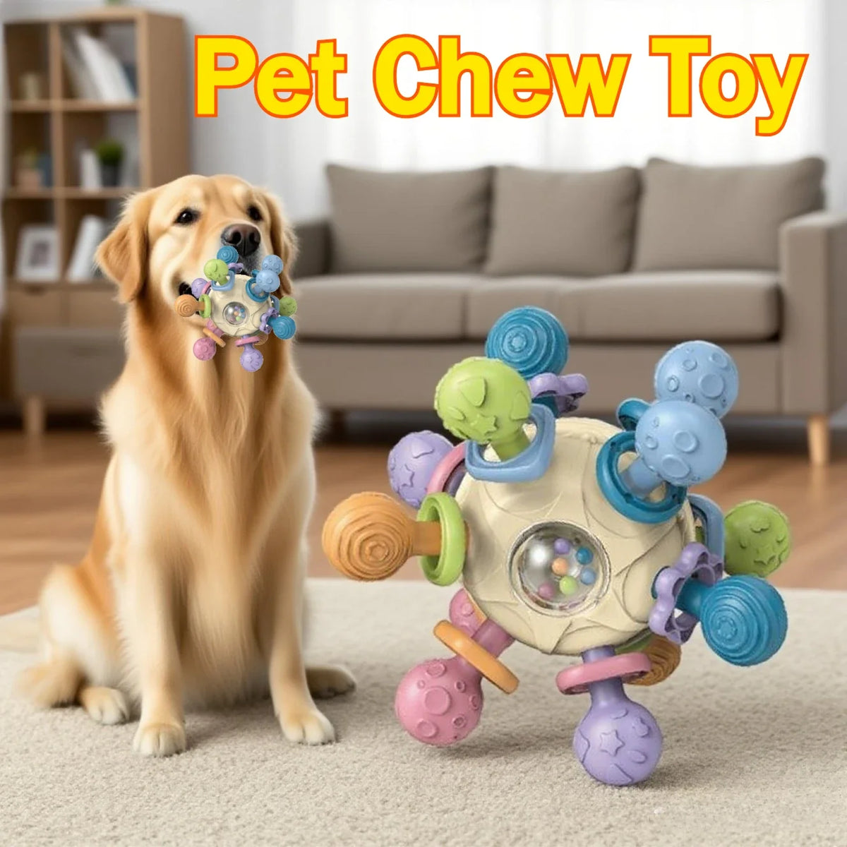 Pet Chew Toy Soft Rubber Bite-resistance - MyPetDollar.com