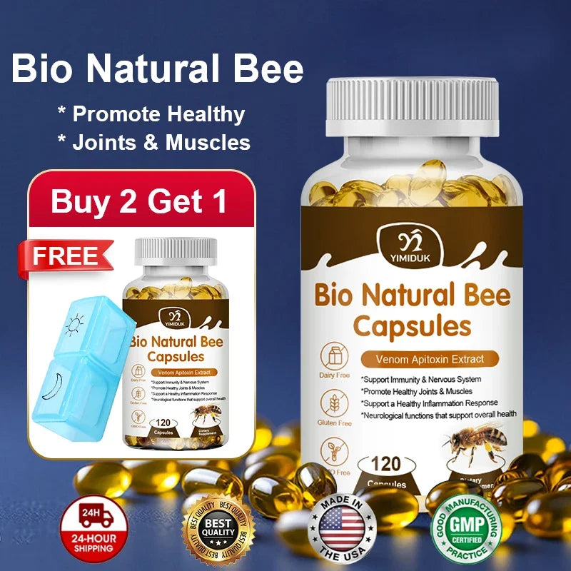 Bee Venom Capsules, with Glucosamine & - MyPetDollar.com