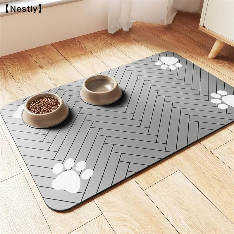 Diatomaceous Mud Absorbent Pet Placemat For - MyPetDollar.com