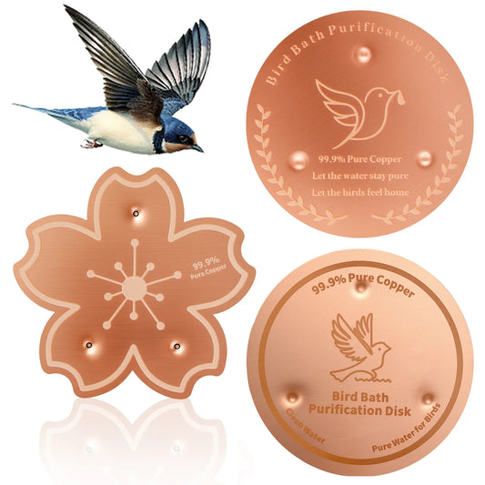 2/3Pcs Copper Bird Bath Purification Disk - MyPetDollar.com