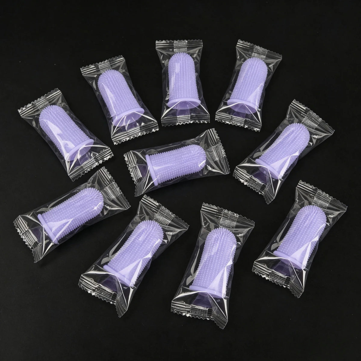 360° Silicone Pet Finger Toothbrush Soft Dental Cleaning Brush