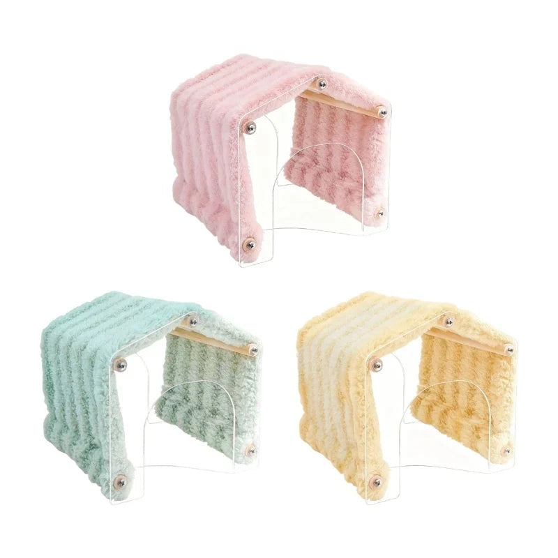 J1HA Gerbil Furry Shelter Soft Detachable - MyPetDollar.com