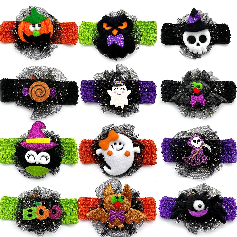 30pcs Pet Grooming Dog Bowtie Halloween - MyPetDollar.com