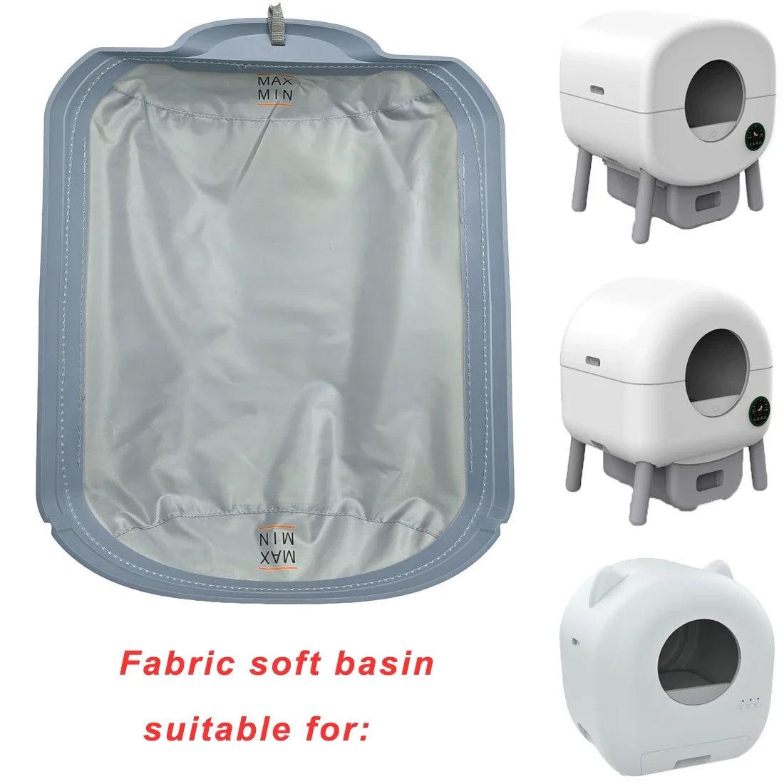 Automatic Cat Litter Box Replace Accessories Soft Fabric Liner