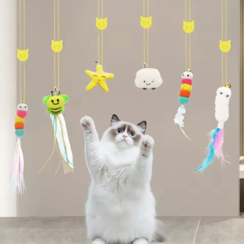 New Cat Hanging Cat Toy Hanging Door Elastic - MyPetDollar.com