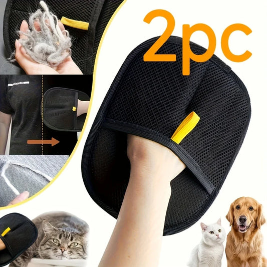 2Pcs Upgraded Pet Shedding Gloves — - MyPetDollar.com