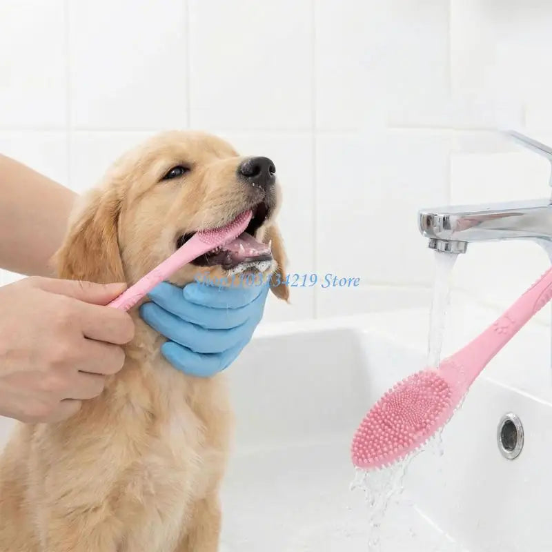 N5KC Silicone Pet Toothbrush Comfortable - MyPetDollar.com