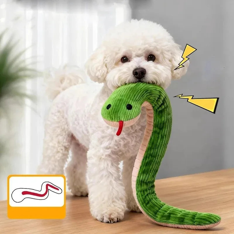 16.5 Inches Dog Toy Snake Interactive Toy - MyPetDollar.com