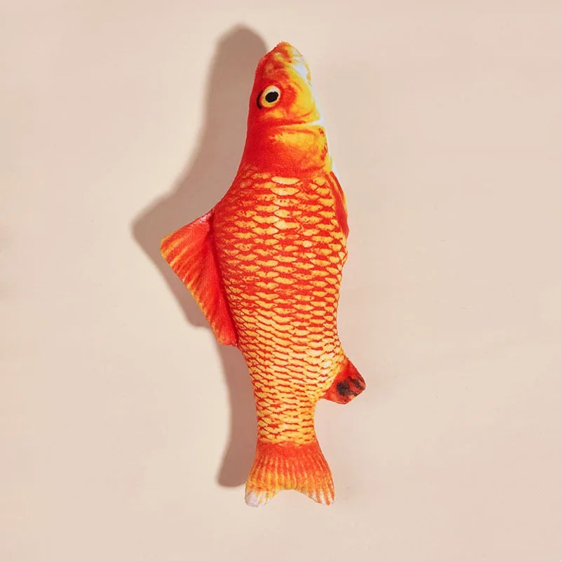 Simulation Goldfish Cat Toys Pets Teeth Chew Fish Doll Stuffed (6 colors) – view 8