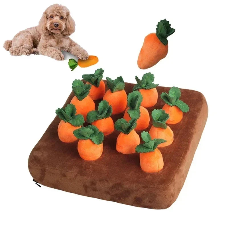 Dog Toys Snuffle Mat for Pet Plush Carrot - MyPetDollar.com