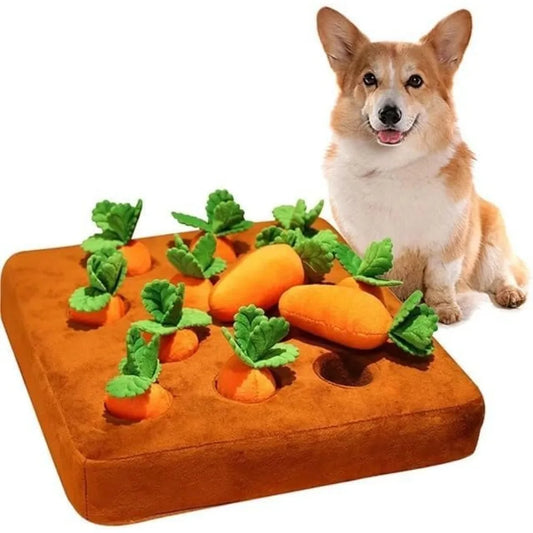 Carrot Snuffle Mat for Dogs Cats Puzzle Toy - MyPetDollar.com