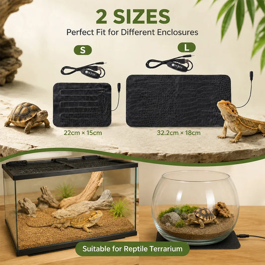 Warm USB Powered Reptile Heat Pad PU Leather Anti Scratch Heating (2 colors)